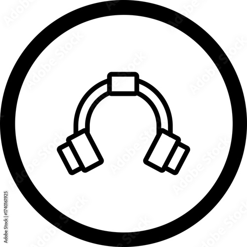 Headphone Vector Icon Design