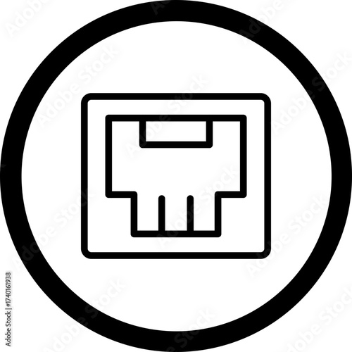 Port Vector Icon Design