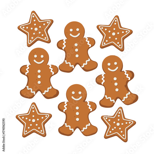 Cheerful Gingerbread Cookies – Festive Holiday Treats