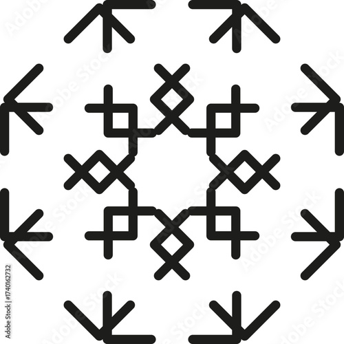 Diseño geométrico moderno / Modern Geometric Design / Modernes Geometrisches Design (PNG, SVG, JPG)