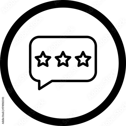Reviews Vector Icon Design
