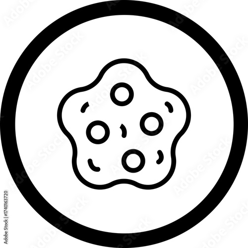Cookie Vector Icon Design