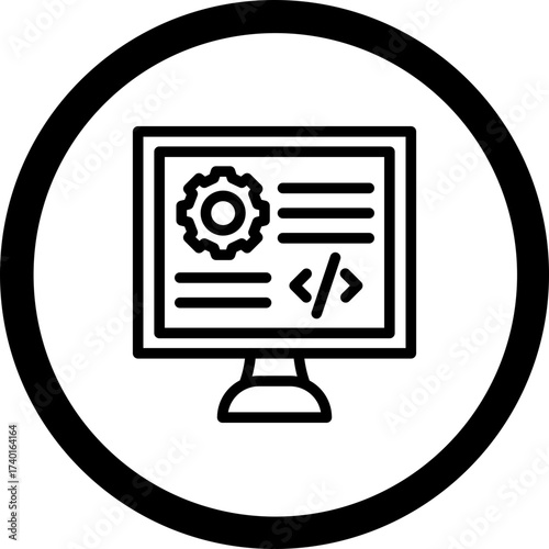 Backend Vector Icon Design