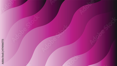 Gradient Pink Waves Abstract Background With Smooth Curves And Soft Light vector illustration related to gradient waves, pink waves, abstract background, smooth curves, 