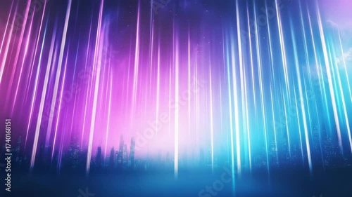 Perfect for retro-themed content, tech branding, or vibrant music visuals.