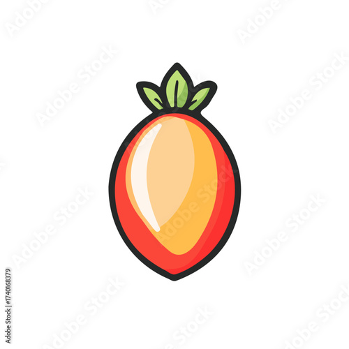 A Minimalistic 2D flat icon featuring a radish set, clean vector design, simple illustration style, isolated on a white background, and modern element in vector and EPS format. simple icon