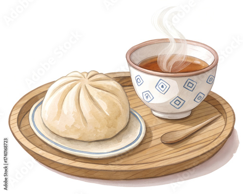 cup of tea with lemon