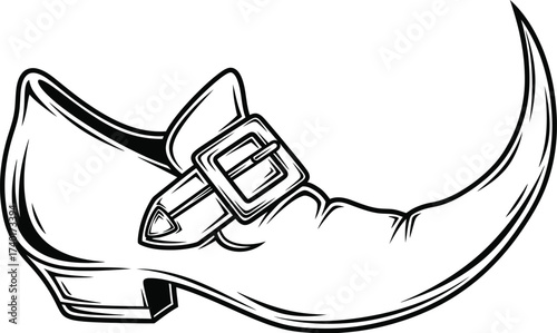 Leprechaun shoe with buckle perfect for st patrick's day