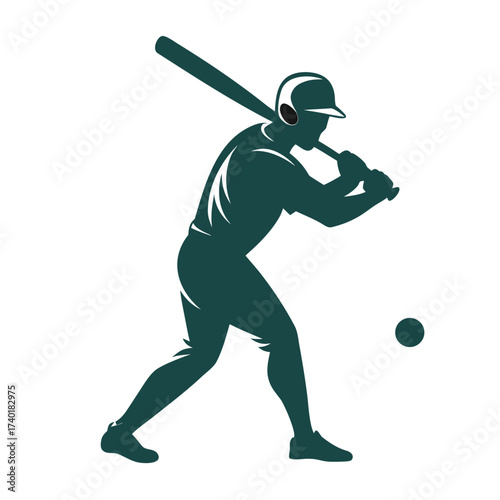 Dynamic silhouette of a basketball player slam dunking