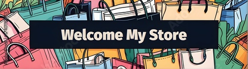 abstract background with colorful lines