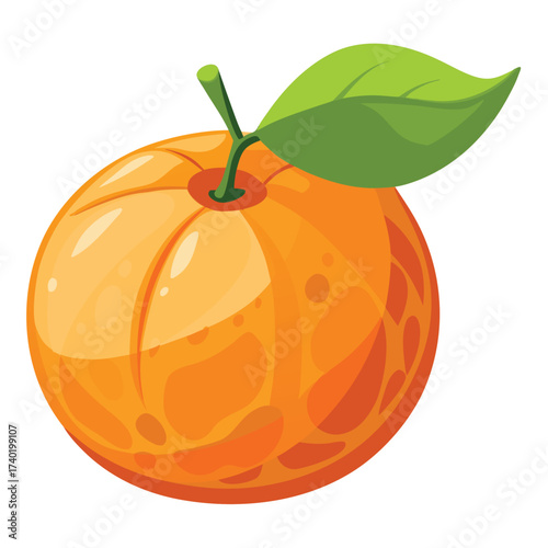 An isolated, perfectly peeled clementine orange, showing the neat segments, a traditional holiday fruit.