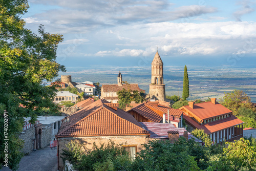 Wallpaper Mural Georgia Kakheti Alazani valley Signagi town tiled roofs and monastery Torontodigital.ca
