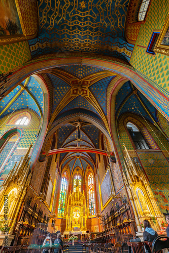 Tableau sur toile Interior of Church of St