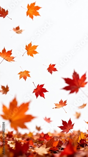 Autumn Leaves Falling