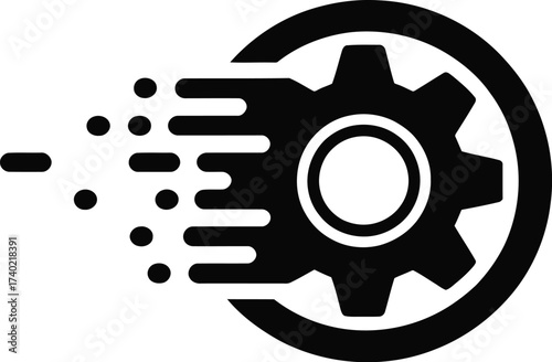 Fast moving gear technology speed motion innovation process automation system