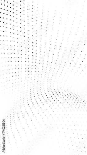 A graceful dance of light and shadow minimalist digital art with an ethereal dotted gradient creating a calming and sophisticated visual experience