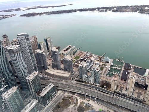 Photography aerial view of toronto