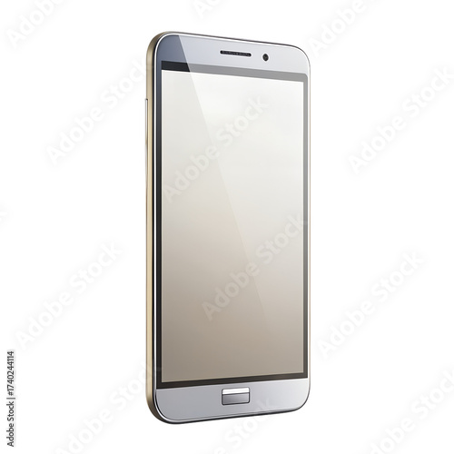 mobile phone isolated on white background