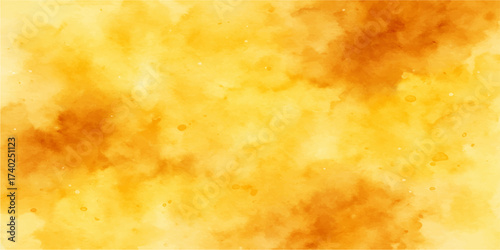 Abstract orange fire and smoke cloud with grunge texture for a hot design background