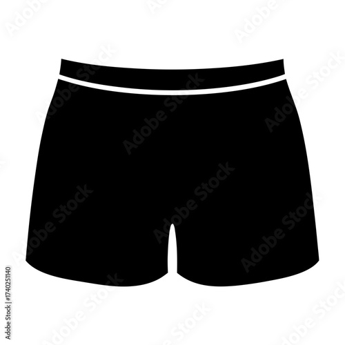 A Black Boxer Brief Icon, Symbolizing Comfort, Style and Masculinity