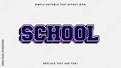 Varisty Text Style - 100% Editable - Replace text and font