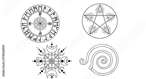 Esoteric Sigils: A Collection of Mystical and Symbolic Artworks