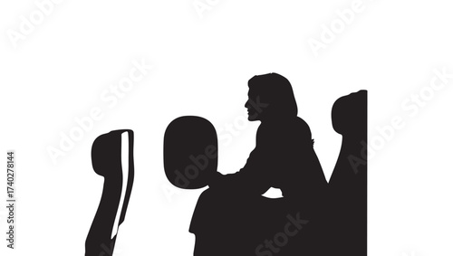 Minimalist white background representing purity cleanliness and simplicity for design work