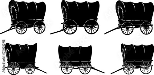 Covered wagon , Wagon, Covered wagon silhouette, Wagon silhouette, Wagon vector, Wagon clipart, Covered wagon vector, Covered wagon clipart