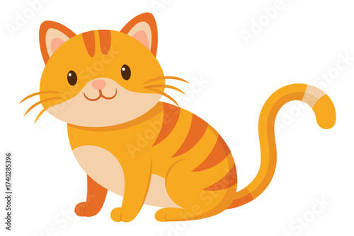 Vector illustration of a cat