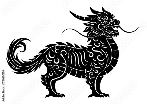 Mythological Creature Vector Illustration