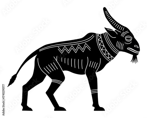 Mythological Creature Vector Illustration