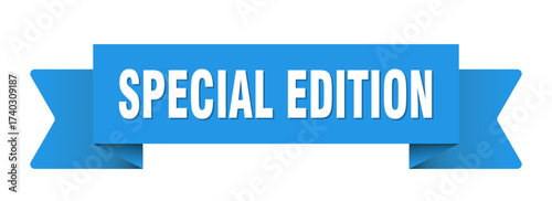 special edition ribbon isolated on transparent background. special edition ribbon