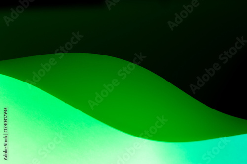 Abstract background showing curved lines creating dynamic shapes and shadows