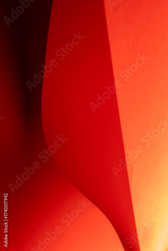 Abstract background showing curved lines creating dynamic shapes and shadows
