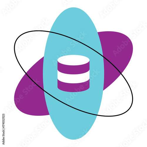 Artificial Intelligence Data Science Vector Icon Design