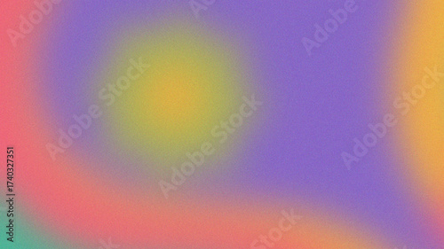 Abstract blurred background with vibrant colors smooth gradient texture for graphic design wallpaper and modern presentations Isolated on White Background