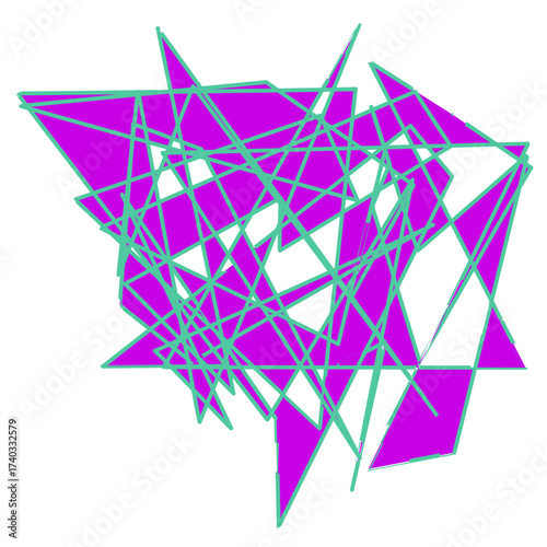 Abstract Geometric Artwork