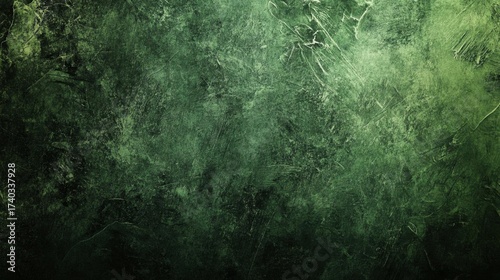 Deep Green Texture: A Grunge Background for Creative Designs