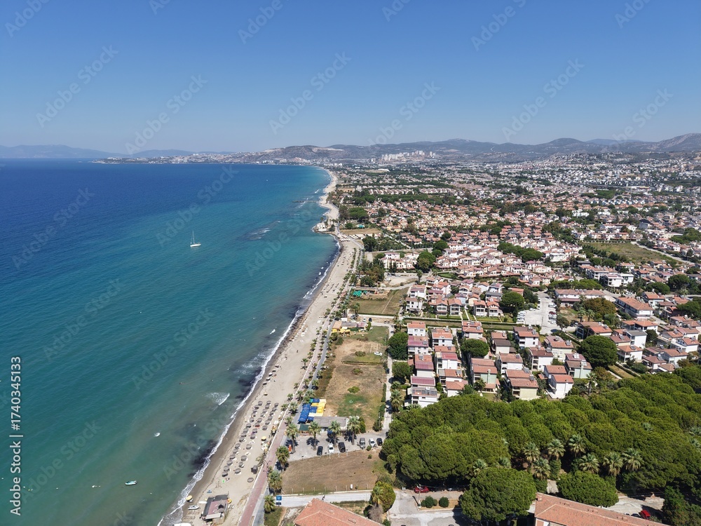 Fototapeta premium Aerial view of beautiful landscape