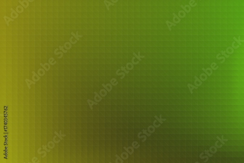 Abstract pixelated gradient background in vibrant green and yellow hues, creating a modern digital design with a subtle grid pattern