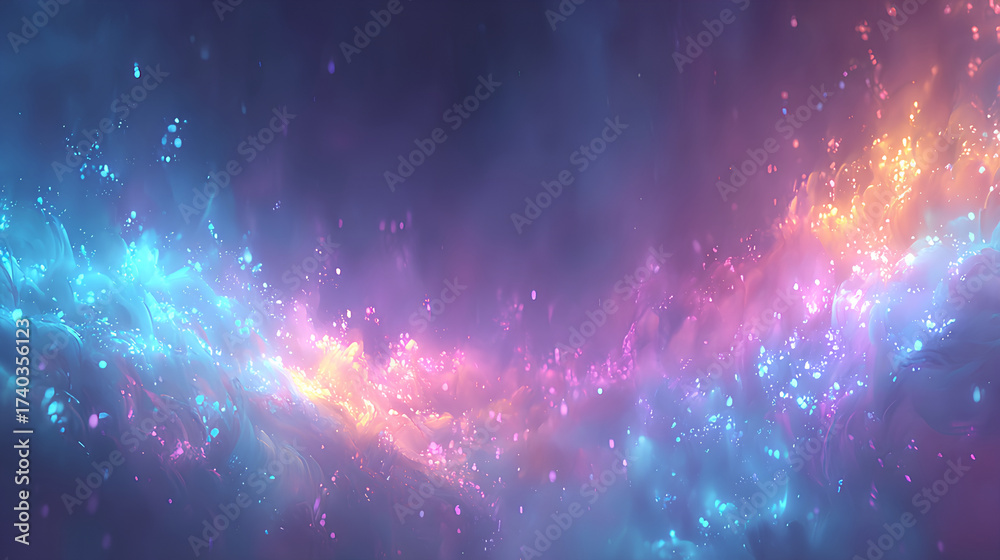 Fototapeta premium Fantasy Nebula Energy Glow