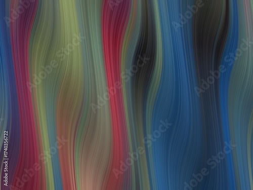 Abstract flowing lines with muted tones.