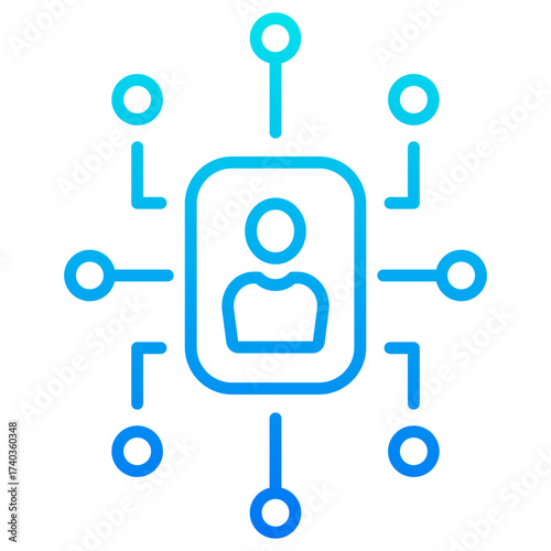 customer gradient icon