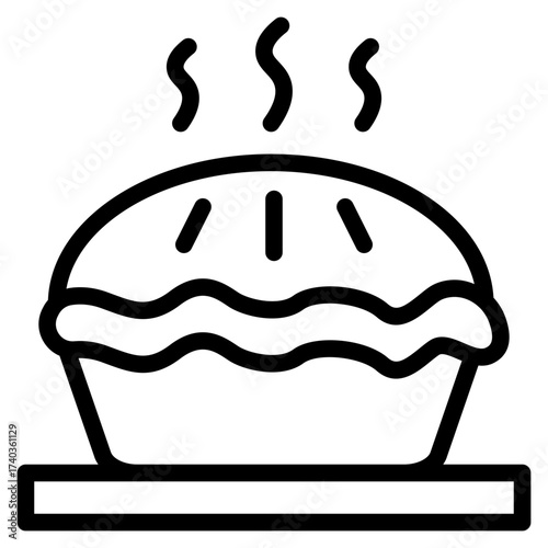apple pie icon