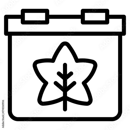 autumn season icon