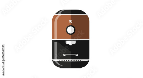 Stylish automatic home coffee machine appliance for daily consumption