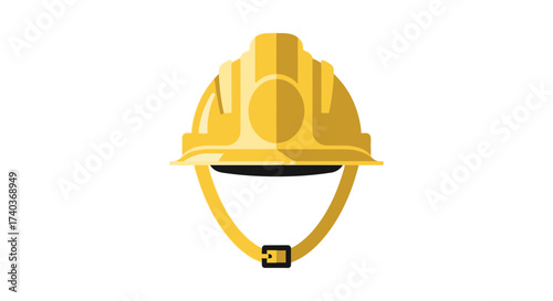 Safety first, yellow construction helmet, essential tool for construction projects
