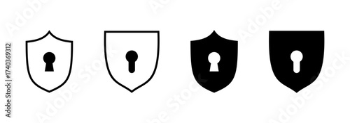 Security icon vector. protection sign and symbol. privacy. vpn