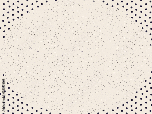 Cute blue polka dot art background on gray-pink background for stationery and advertising, cosmetics, wedding invitations, greeting cards or to-do lists, logos, planners, posters, web pages, covers