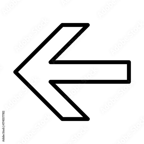 left direction line vector icon Free Download left direction line vector icon - GFXLoad